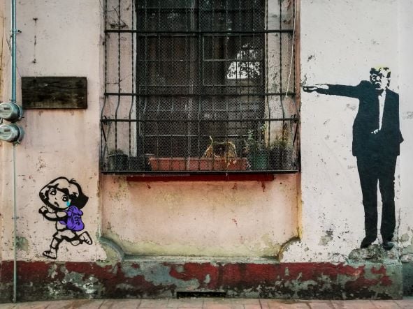 wall art in Mexico