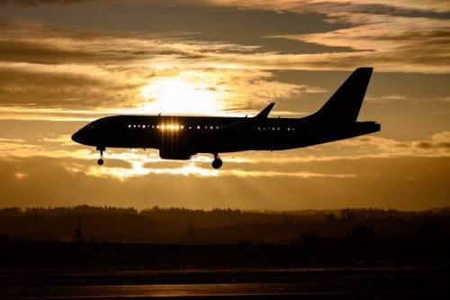 plane flying