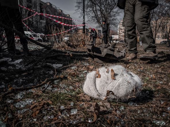 destruction in Ukraine