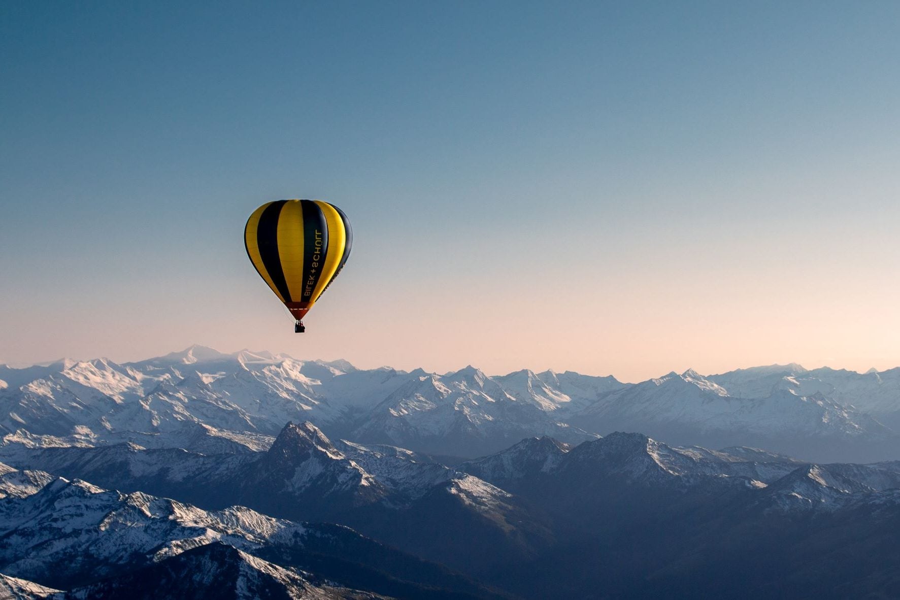hot air balloon in Europe