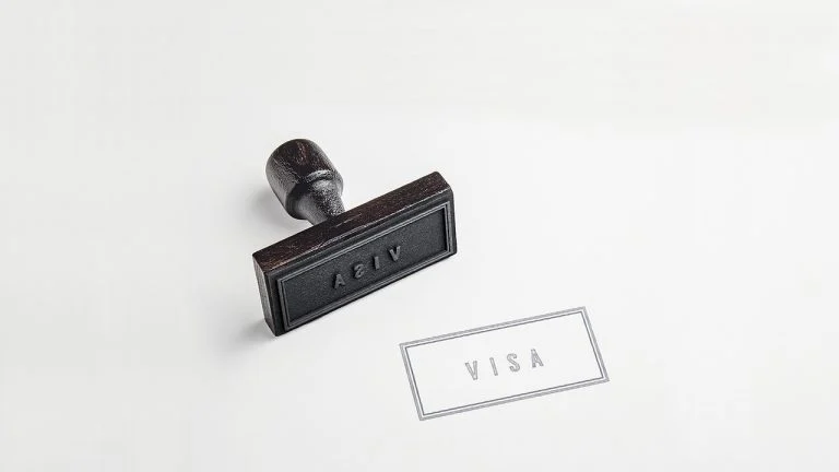 Visa stamp