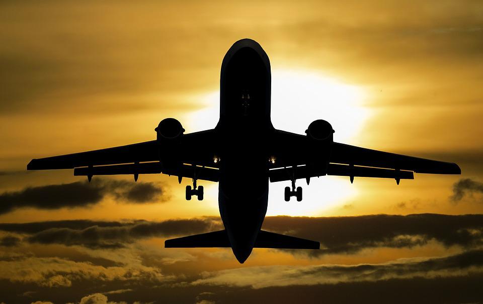 Aeroplane taking off