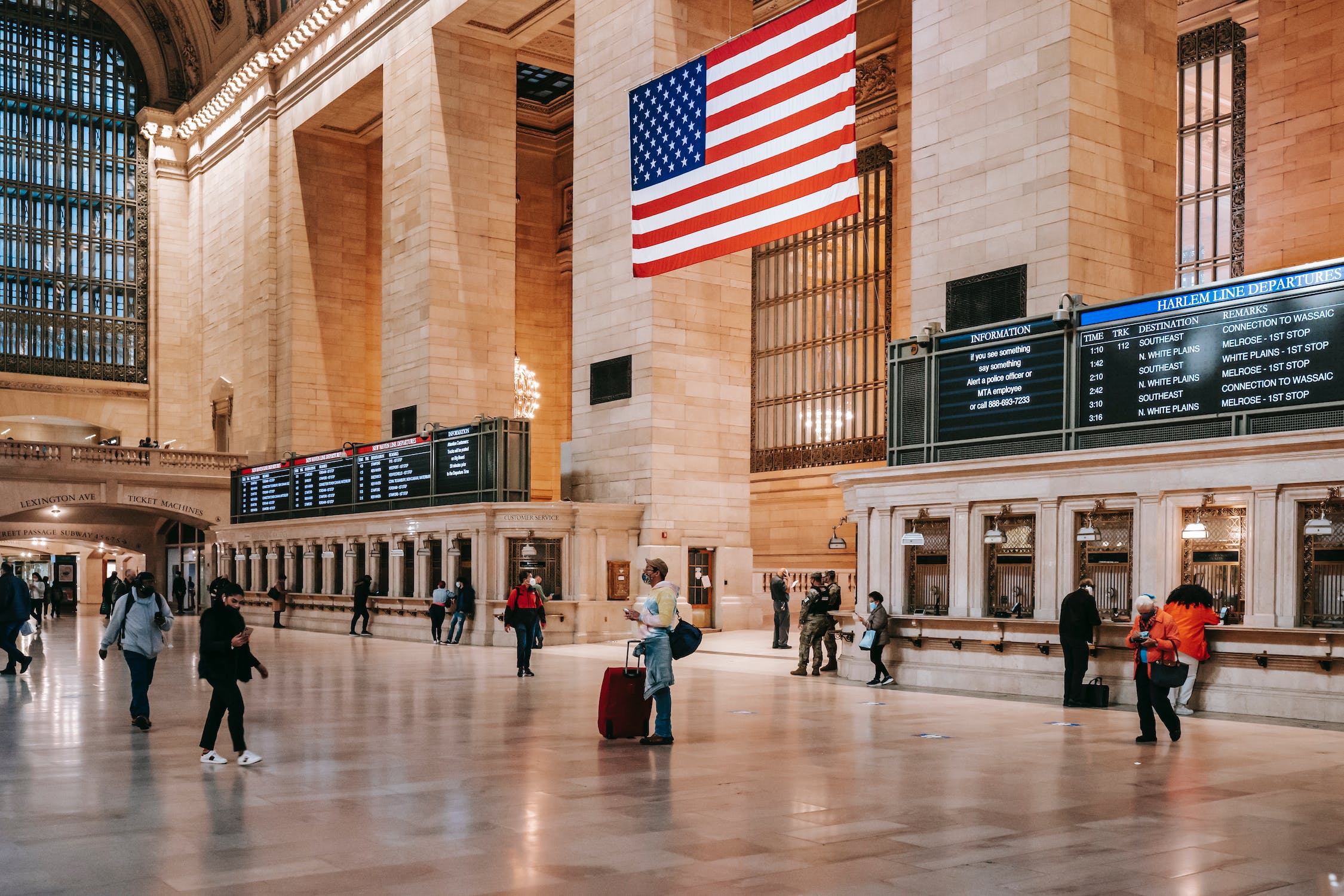 an airport in the US